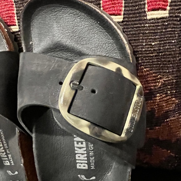 birkenstock with tortoise buckle